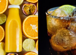 “La batalla de las líquidos”: ¿Es realmente más sano tomar jugo de frutas que una bebida?