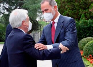Gira europea: Felipe VI recibe a Sebastián Piñera en su visita por España