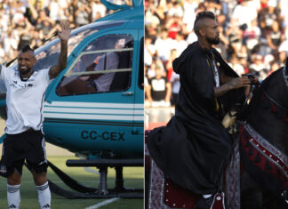 A lo grande! Colo Colo recibe a Arturo Vidal con una presentación majestuosa