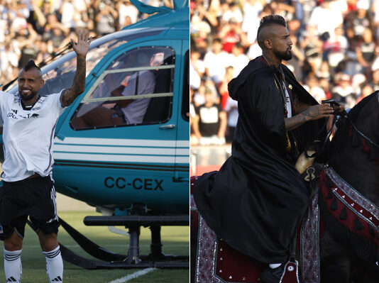 A lo grande! Colo Colo recibe a Arturo Vidal con una presentación majestuosa